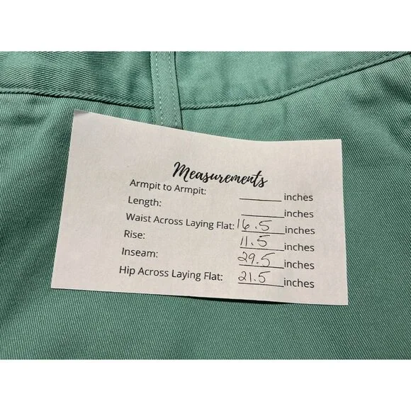 Vineyard Vines Pants By Shep & Ian 34 X 30 Men’s Light Green Cotton Twill - Picture 8 of 8